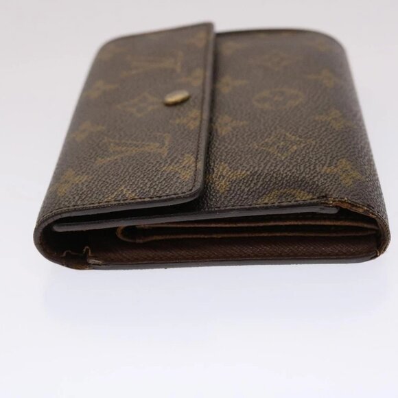 LOUIS VUITTON Monogram Porte Tresor Etui Papie Wallet M61202 LV Auth 48092 - Picture 9 of 14